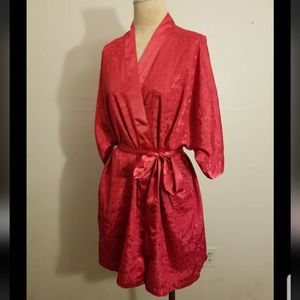 CONTESSA DI ROMA VTG LINGERIE PEIGNOIR CHEMISE SET VALENTINES DAY SEXY LOUNGE M